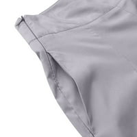 Leesechin 55% popusta za čišćenje Žene Ležerne prilike solidne elegantne hlače sa visokim strukom pantalone