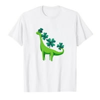 Rollbacks Women's St.Patrick's košulja Crewneck Tee Majica Lucky Green Day Pokloni kratkih rukava za