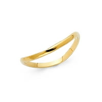 Jewels 14k žuta zlatna modna godišnjica prstena veličine 8.5