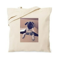 Cafepress - Pugsley The Pug štene u ta torbi Bo tote - prirodna platna torba, Torba za platno