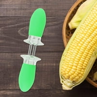 Vilica za kukuruz, setovi čvrstog od nehrđajućeg čelika za roštilj kukuruza debela plastična ručka bbq