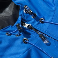 Muški kapuljač dugih rukava džepni tanak lagani kaput vanjska jakna casual planinar Vodootporan vjetrobranski