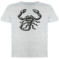 Astrološki ikona Scorpion Tee Muška -Image na shutterstocku