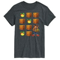 Crash Bandicoot - Wumpa Cratna mreža - Muška grafička majica kratkih rukava