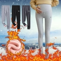 Tenjio Fall Uštede ženske čišćenja materinskih gamarica plišane hlače zadebljane podloge preko trbušnih