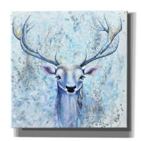 Epic Graffiti 'Plavi duh jelena' Michelle Faber, platno Zidna umjetnost, 26 x34