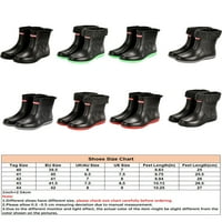 Woobriv muške gumene cipele Vodootporne vrtne cipele Mid CALF kišne čizme Pecanje kišne cipele Povucite