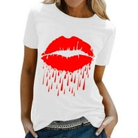Košulje za žene Grafički tee Proljeće Ljeto Cool Print casual majica kratkih rukava Torp TOP bluza