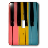 3drose trio boja klavirske tipke Glazbeno zabavno umjetnosti - jednokrevetni prekidač