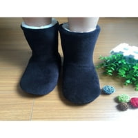 Oucaili ženske nejasne papučene čarape Zimska termalno hladno vrijeme runo Božićne čarape Fluffy toplo