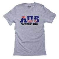 Australija Hrvanje - Olimpijske igre - Rio - zastava Muška siva majica