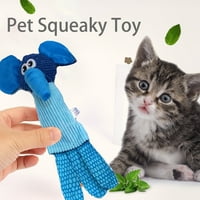 Waroomhouse Pet Squeaky igračka kreativna oblika Super mekani otporan na ugriz, vibrantna boja ublažavaju