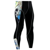 Zunfeo Sportske pantalone za muškarce - čvrste biciklističke hlače udobne gamaše tanke pantalone za