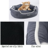Krevet za okrugli jastuk za pse i mačjeg kreveta i mačjeg kreveta okrugli jastuk za kućne ljubimce za kućne ljubimce za unutarnju mačiću ili štenad