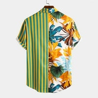 Muške klasične retro košulje Muške modne casual havajskih patchwork jednokratni trend majica