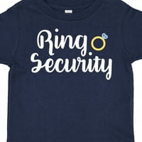 Inktastični ringlor prsten Sigurnost bijelog teksta Poklon Dječak majica malih mališana ili majica za