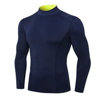 Voncos Dukseri za muškarce Clearence Casual patentni zatvarač pulover pulover Čvrsto boje Brzi vrhovi topline