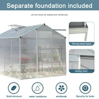 Solselse Greenhouse 6x8ft