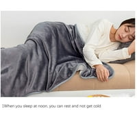 TSSuoun 70x spavaći pokrivač u boji up dvostruki sloj Flannel Travel Krevet Mekana udobna hladna vremena
