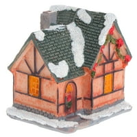 Božićna mini blistavu kuću Mini pejzažno dekor Micro smola kuće