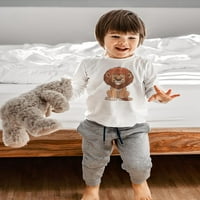 Slatka sjedeća lion dugih rukava Toddler -Image by Shutterstock, Toddler