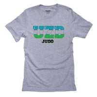 Uzbekistan Judo - Olimpijske igre - Rio - zastava Muška siva majica