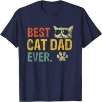 Vintage Best Cat tata ikad majica majica tata poklon majica