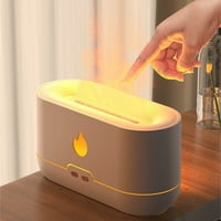 Yifudd Aroma difuzor sa lampicom od plamena, šarene lagane magle plamene ovlaživača aromaterapije za aromaterapiju za kućnu banjsku kancelariju Joga