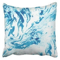 Akvaretni val apstraktno mramorno plavo tinta Trend ahate antikne boje crtež eBru jastuk za jastuk