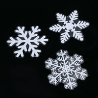 Božićni ukrasi Snowflakes Elektrostatički naljepnice Prozor Glass Božićni naljepnice Snježne naljepnice