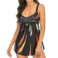 Ženski kupaći kostimi Tummy Control Plus size Copuit Coverit Coverup Moda Color Tisak prsluk suknje