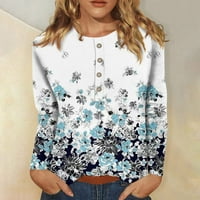 Royallovene žene Slatke tinejdžere bluze casual plus veličina osnovnih vrhova pulover za majice s dugim
