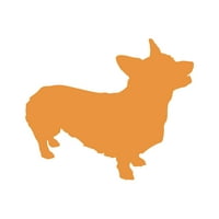 Pembroke Welsh Corgi naljepnica naljepnica naljepnica - samoljepljivi vinil - otporan na vremenske uvjete - izrađene u SAD - mnogo boja i veličina - pasji pas - pas
