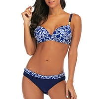 Žene plus veličine Ispiši kupaći kostim kupaćim kupaćim kupaćim kupaćim kupaćim kupaćim kostima Plavi