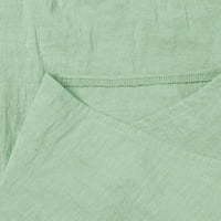 Duksevi Efsteb za žene Ležerne udobne dukseve Modni džep elastični struk labave hlače pantalone zelene