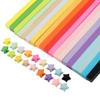 Čvrsta boja Origami Star Fliging papir Pentagram papir za DIY CRAFT