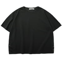 Bmotoo muns baggy bluza kratki rukav modni majica Sport Loose Fit Basic Ljetni vrhovi