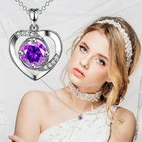 Dijamantna ogrlica žena premlaći se zaslepljujući dijamantski privjesak dijamantski privjesak