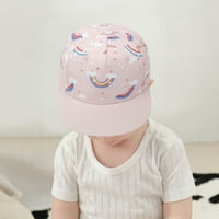 Baby Sunhat Podesivi kamiondžija ravna strele beret bejzbol kapa Toddler Ljetni šeširi Pink