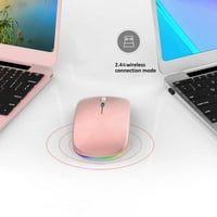 Bežični miš RGB optički bežični računalni računar punjivi USB tihi miš