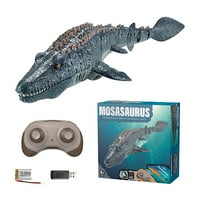 GUVPEV 2.4G daljinski upravljač Mosasaurus igračka visoka simulacija Mosasaurus za bazen kupaonica Great poklon RC čamci igračke za 5+ godinu i dječake - a