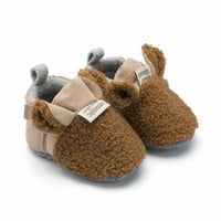Kripyery novorođenče zimske pamučne linijske linijske cipele papuče cipele čizme dojenčad tople čarape