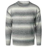 Ketyyh-Chn MENS pulover Slatka grafička labava tunika majica casual pulover džemperi crni, m