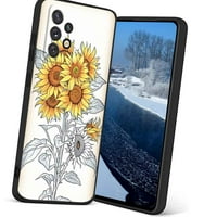 Kompatibilan je sa Samsung Galaxy-om 5G futrola za telefon, suncokretov-cvijeće - Silikonska futrola za silikon za tinejdžer Djevojka za Samsung Galaxy A 5G