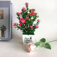 Realistična postrojenje za umjetno cvijeće u poklon ukrasa za kućne kancelarije na otvorenom