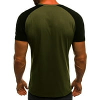 Muške košulje modne muške ležerne tanke majice s kratkim rukavima TOP bluza Okrugli izrez Ribolov majice
