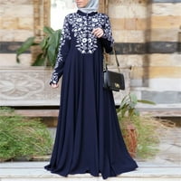 Mini haljine arapska Jilbab Abaya čipkasti šivanje maxi kaftan haljina