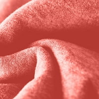CETHRIO WOMENS pantalone Atletski radovi Redovni tiskani mirisa zima sa džepovima vruće ružičaste hlače