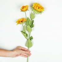 Giligiliso Cleance Sunflower cvijet umjetna cvijeća biljka bonsai vjenčanica INS vjetar