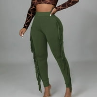 Kakina s klirensom ženske hlače za ljetne ženske seksi ubrzane pantalone za obrubljene boje
